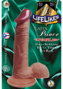 Lifelikes Latin Prince Flesh Dildo, 6 Inch