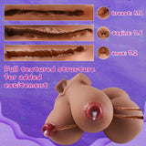 Zonbik 24lb Adult Sex Doll Male Masturbator, 4 in 1 Female Torso Love Doll with Big Boobs, Big Ass, 3D Realistic Torso Sex Dolls