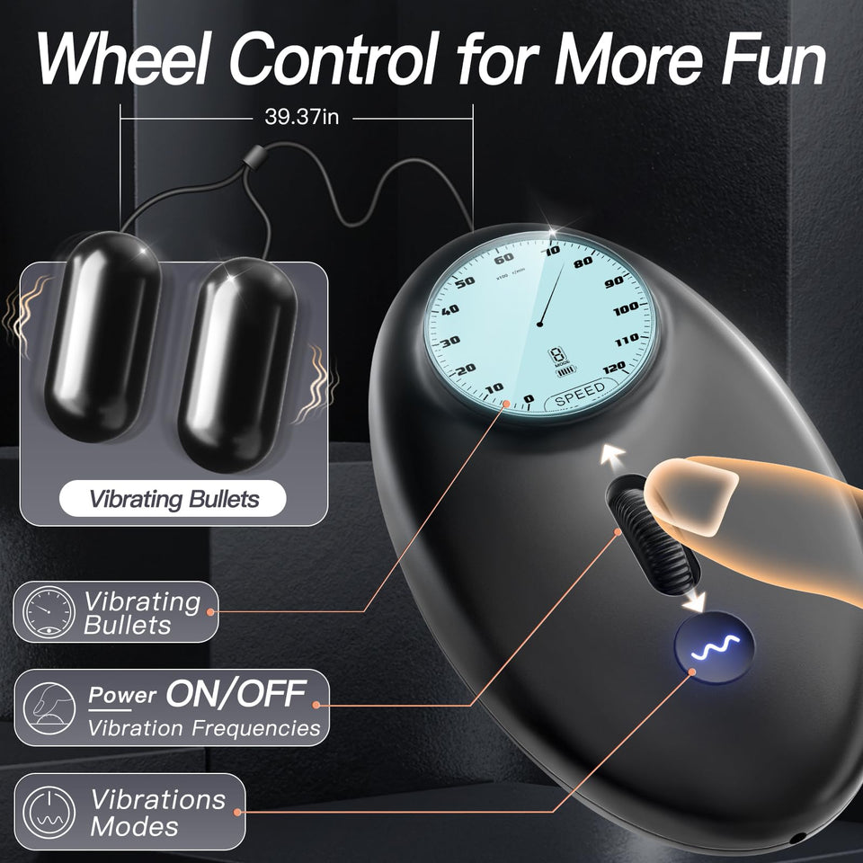 EORONE Male Sex Toys for Men - 6IN1 Male Masturbator 2 Pack Male Vibrator Penis Pump Stroker Pocket Pussy with CVT & Visual Cont