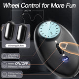 EORONE Male Sex Toys for Men - 6IN1 Male Masturbator 2 Pack Male Vibrator Penis Pump Stroker Pocket Pussy with CVT & Visual Cont