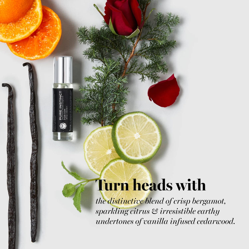 Pure Instinct Oil For Him Roll On .34 Oz