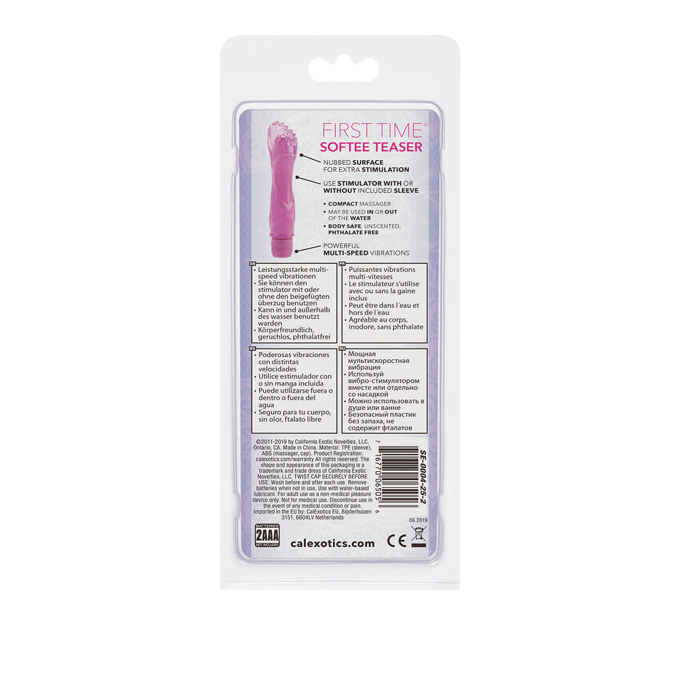 California Exotic Novelties First Time Softee Teaser Pink