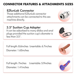 Sinloli Sex Machine, Premium Upgraded Ukulele Thrusting Love Machine Device, Auxfun Wireless Remote Controlled Sex Toy with Mult