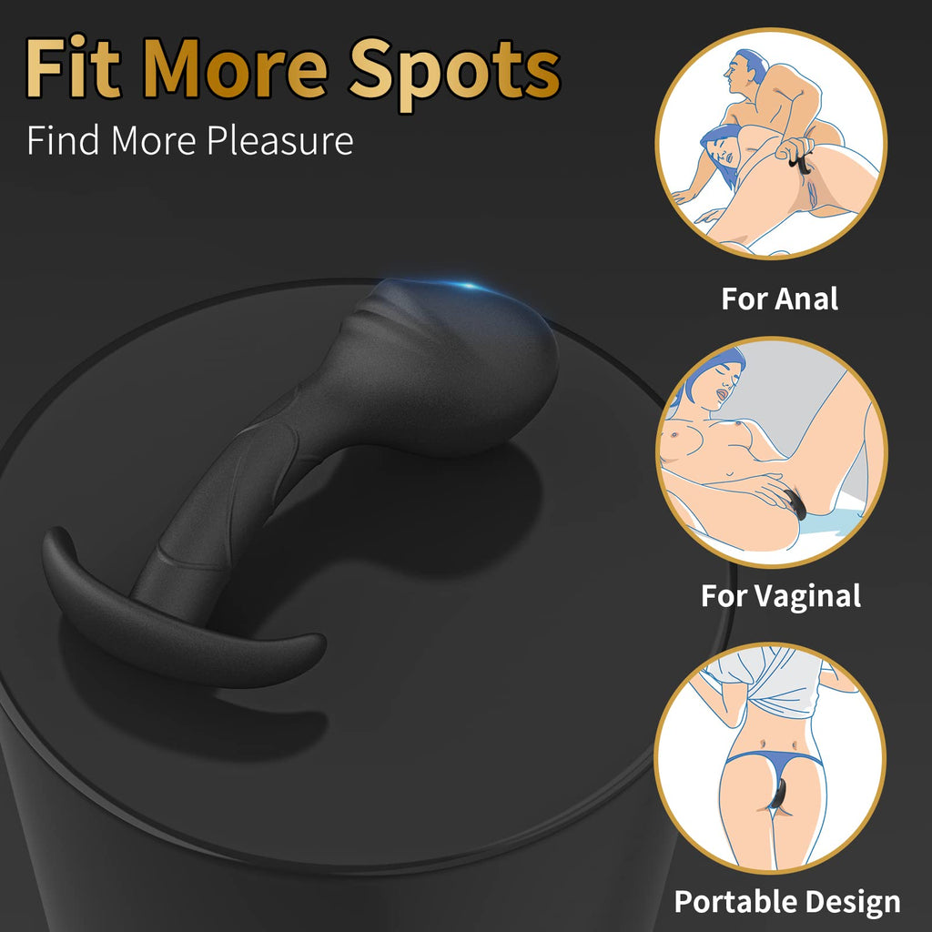XINBALE Anal Plug Training Sets,3 Sizes of Silicone Anal Butt Plug Trainer Kit for Comfortable Long-Term Wear, with Flared Base