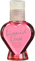 Mini Liquid Love Flavored Warming Massage Lotion, Strawberry, 1.25 Ounce