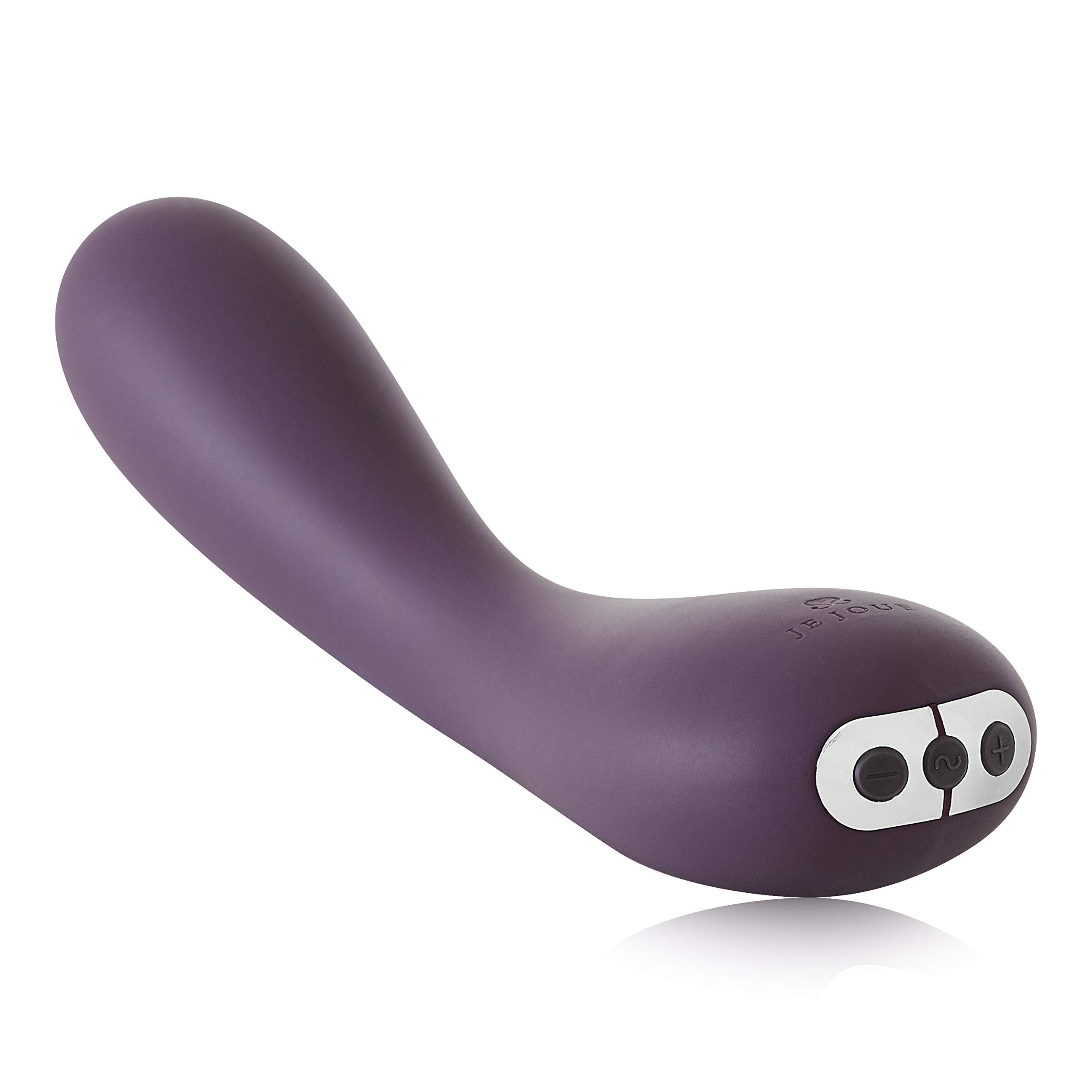 Je Joue Uma G-spot Vibrator, Powerful, Whisper Quiet, Waterproof, USB Rechargeable, 100% Medical Grade Silicone - Purple