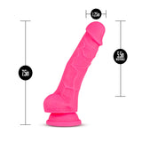 Blush Neo  75 Realistic Dildo With Balls Luxury Sensa Feel Dual Density  Life Like Penis Feel Sculpted 15 Thick Shaft  Stra