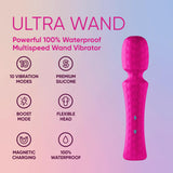 Femme Funn Ultra Wand Wand Vibrator. The Soft Premium Silicone, Flexible Head, And Comfortable Handle. Enjoy The Targeted Sensat