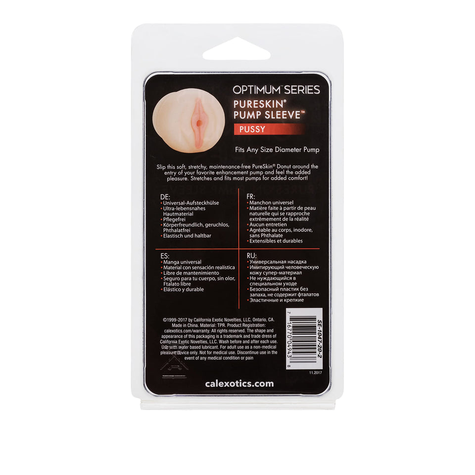 California Exotics Pure Skin Pump Sleeve, Pussy