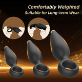 Anal Plug Sex Toys 3 PCS Butt Plug Trainer Kit for Men Women for Beginners, Advanced Users, Anal Dildo Training Kit Adult Toys w
