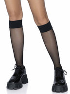 Micro Net Knee Socks.