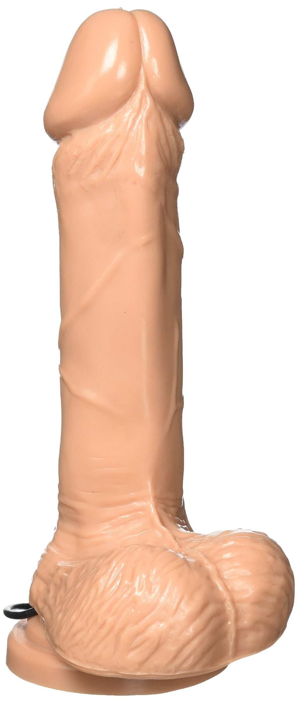 Si Novelties Cock With Balls  Egg And Suction  Brown  7 Inch  16 Ounce