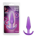 Blush Novelties B Yours Slim Tapered See Through Soft Flexible Easy to Clean Comfortable 4 1/4 Inch Butt Plug for Women - Easy I