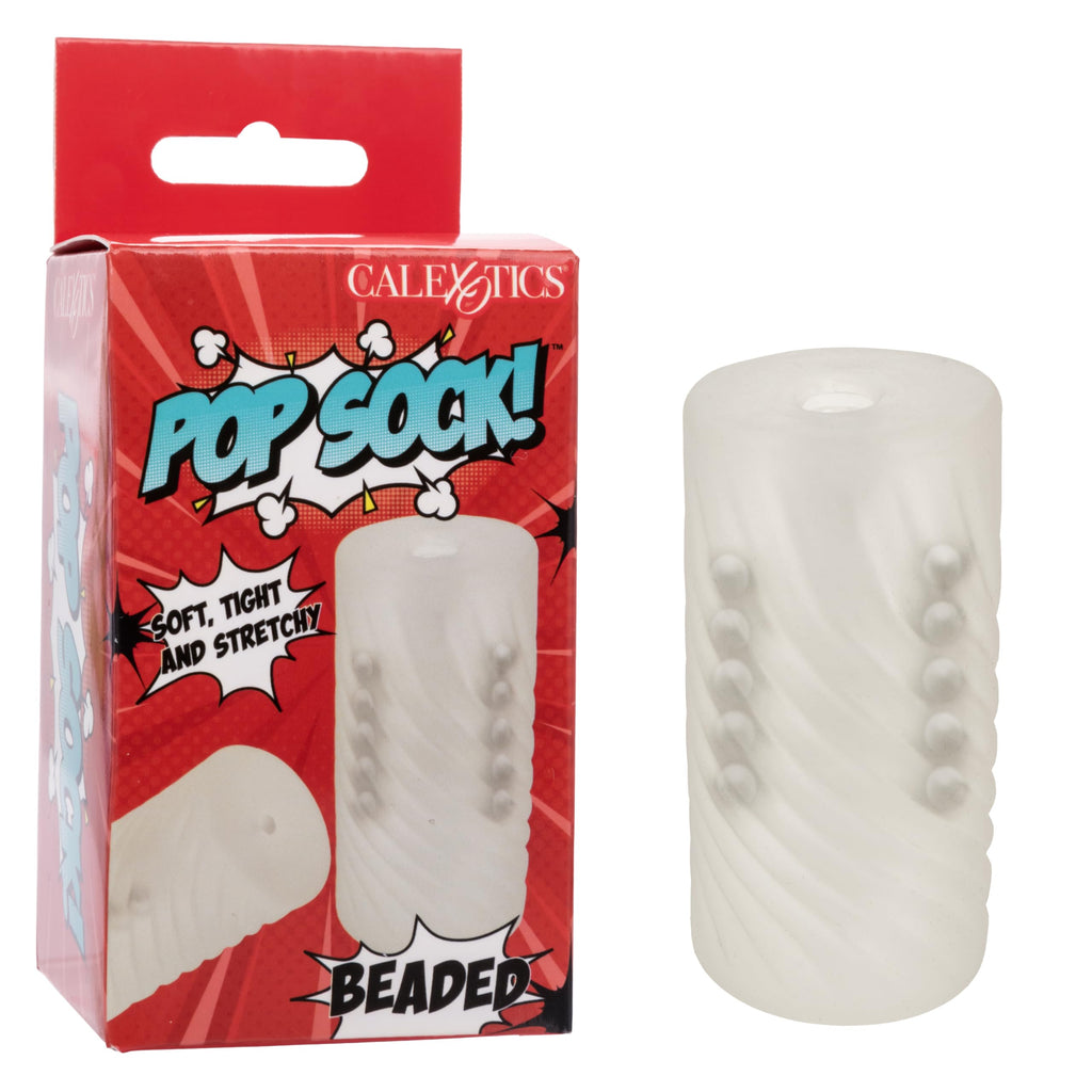 Pop Sock Beaded-Clear