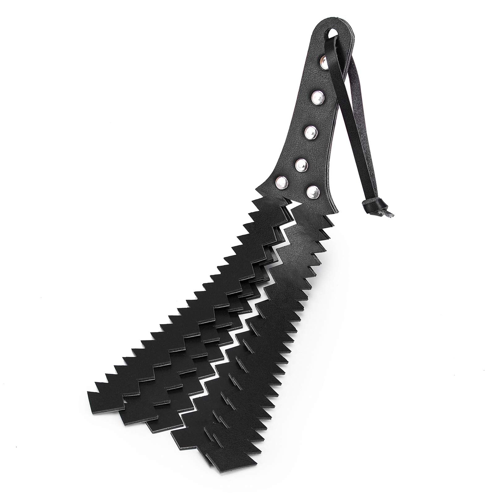 Fetish Leather Spanking Paddles 3 Layers Jagged Bondage Slapping Paddle BDSM Flirting Toys for Couple Sex Factory