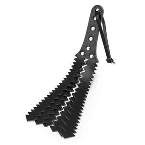 Fetish Leather Spanking Paddles 3 Layers Jagged Bondage Slapping Paddle BDSM Flirting Toys for Couple Sex Factory