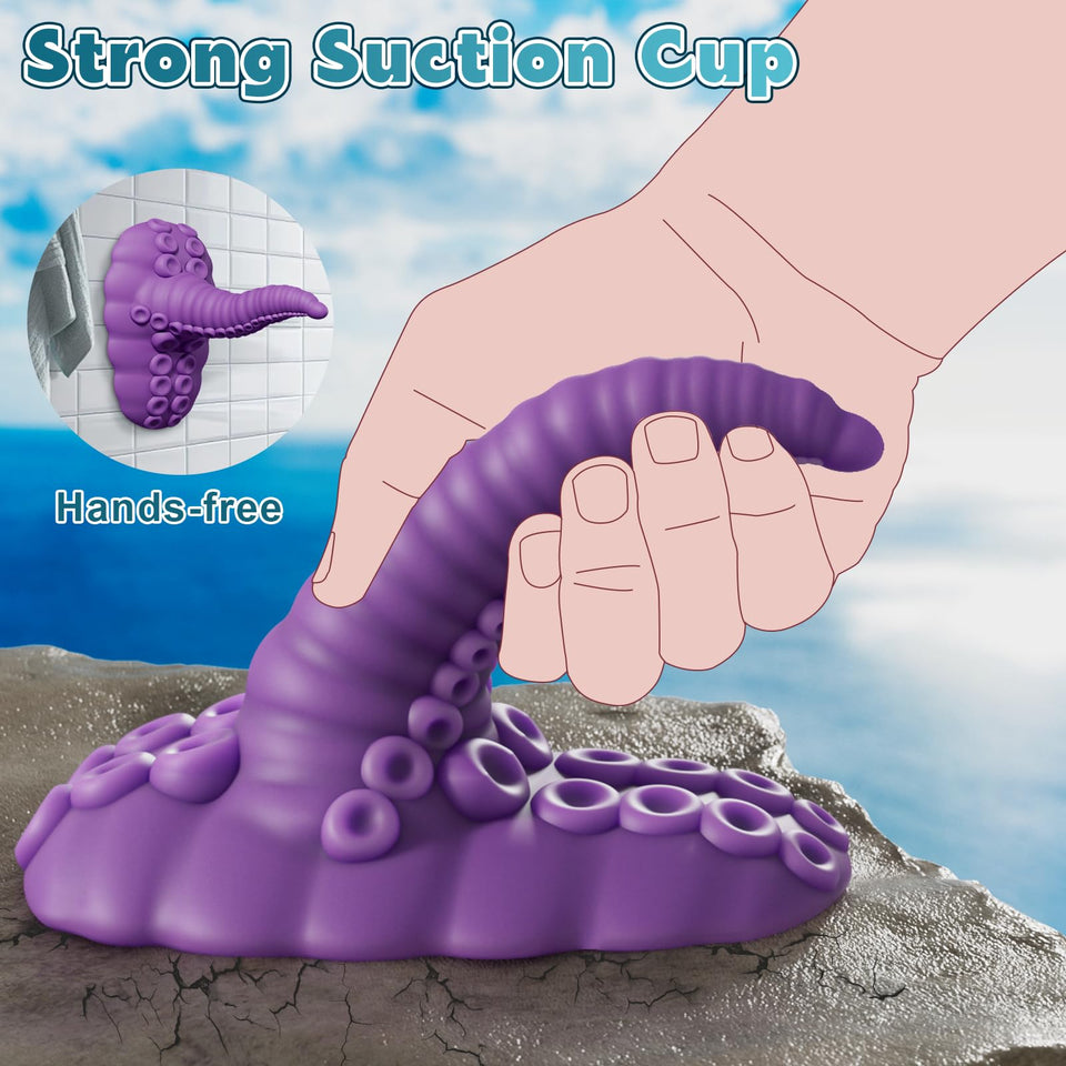 Women Sex Toys Monster Dildo - Adult Toys Fantasy Dildo Vibrators with 10 Modes for G Spot Vagina Anal Stimulation, Vibrating Su