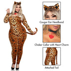 3 Pc Cougar, Includes Brushed - 1X-2X / Leopard