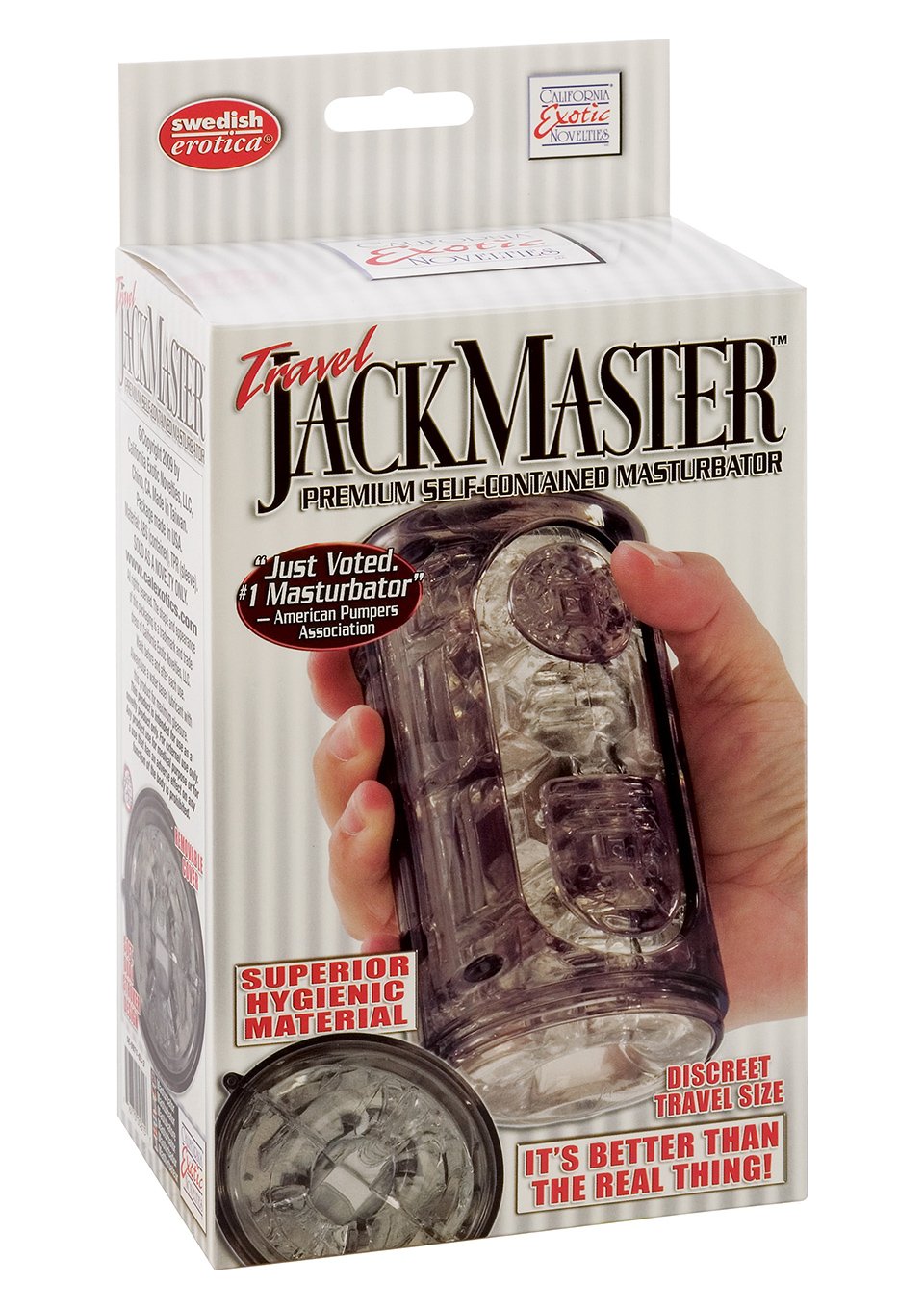 California Exotic Novelties Travel Jackmaster, Smoke