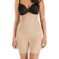 Maidenform womens Maidenform Firm Foundations Hi-waist Slimmer Thigh Shapewear, Latte Lift, 2X large