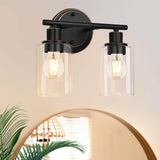 2-Light Oil Rubbed Bronze Vanity Light For Bathroom