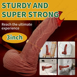3.0 '' Diameter 12 INCH Huge Realistic Lifelike Silicone Dildo, Huge Size Monster Dildo with Powerful Suction Cup for Men Women