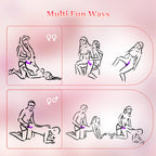 Strap On Dildo Sex Toys: Soft Strap on Harness with 7 Inch Curved Liquid Silicone Dildo Adult Toys for Pegging Play, Wearable St