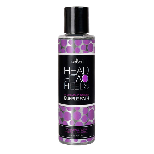 (D) Head Over Heels Bubble Bat Pomegranate Fig Coconut Plumeria 8Oz