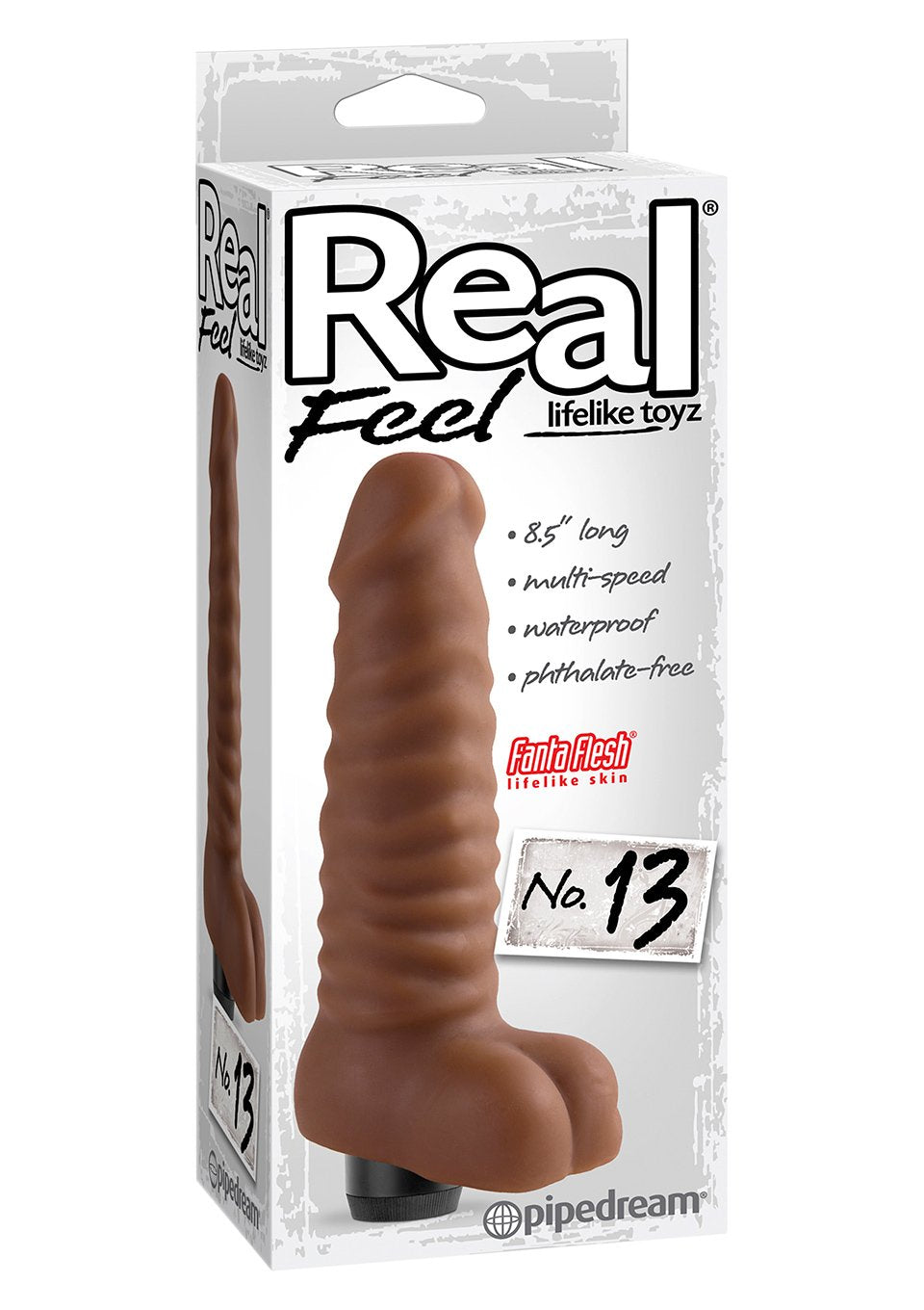 Pipedream Real Feel 9 Vibe, Brown