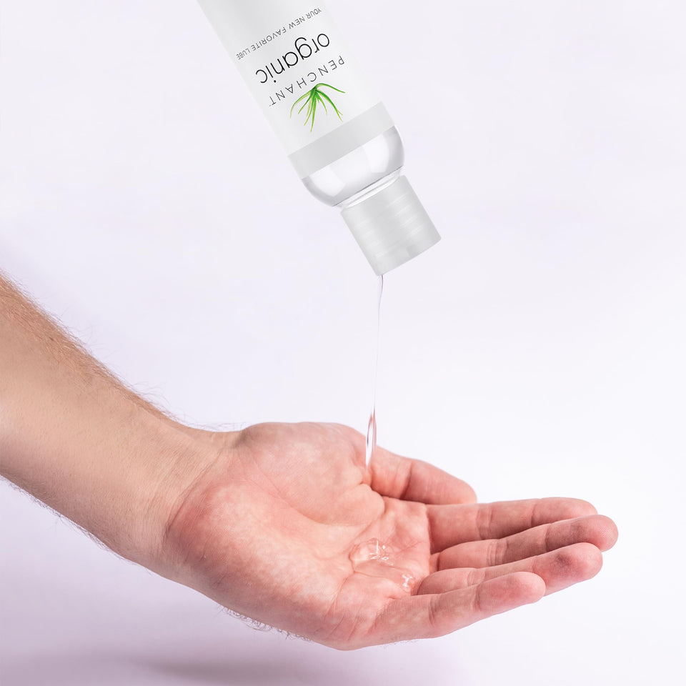 Penchant Organic Aloe Vera Lube - Personal Lubricafication for Women and Men, Water Resistant Sex Lube, Natural Moisturizing Lub