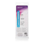 California Exotic Novelties Metallic Massager 6.5In Blue