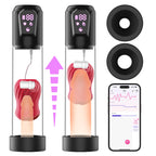 Sex Toys for Men Penis Pump - Automatic Sucking Male Masturbator with Electric Sucking Enlargement- 5 Vibration & Suction Pocket