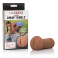Calexotics Cheap Thrills The Roller Girl - Travel Sized Male Masturbator - Silicone Masturbation Sleeve - 5 Inch Adult Male Sex 