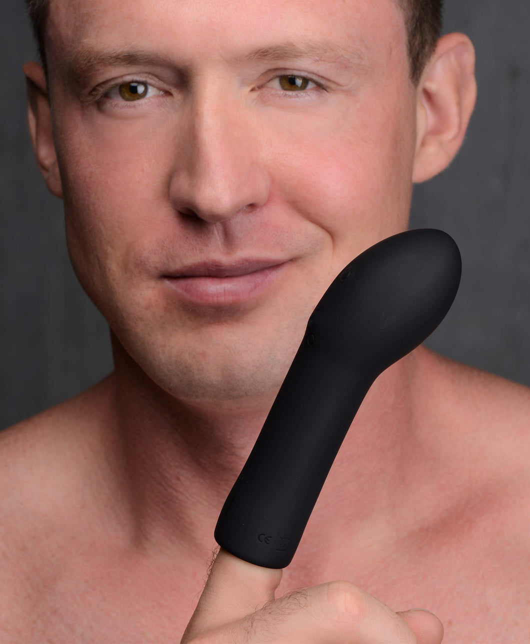 (Wd) Trinity 4 Men 10X Vibrati Silicone Finger Sleeve