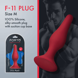 Forto F11 Medical Grade Silicone Butt Plug With Strong Suction Cup Anal Sex Toy  For More Comfortable Intercourse Anal Toy Pro