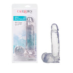 Calexotics Jelly Dong With Suction, Clear, 8''