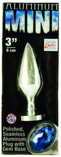 California Exotics Aluminum Mini Butt Plug, 4''