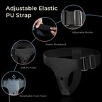 Strap On Dildo Adult Sex Toys, Wearable Strapon Harness with 2 Removeable Realistic Silicone Anal Small Dildo, Adjustable Dildo