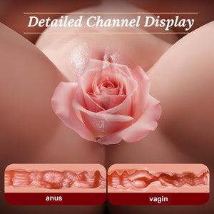 baiwatt 34.6LB Sex Doll Male Sex Toys - 1:1 Replica Realistic Love Dolls for Penis Training Vaginal Anal Soft Big Breast Tight P