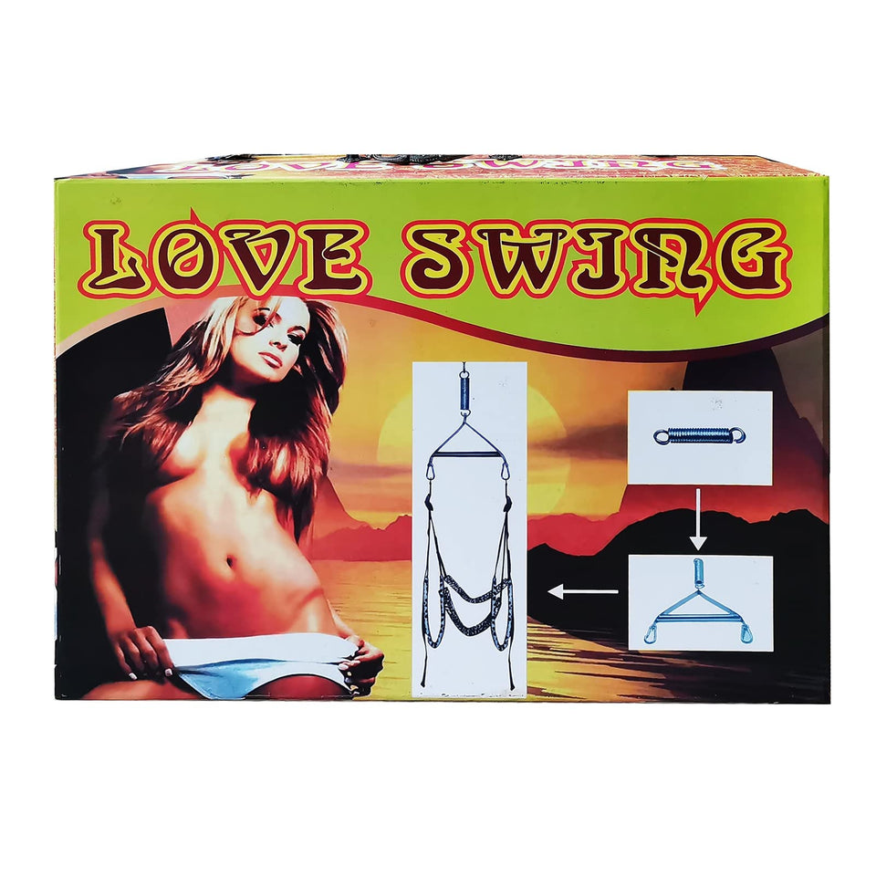 RZY Adult Sex Swing Set-360? Spinning Trapeze Fluffy Liner Super Soft Swing Kit Indoor Ceiling Swing with Steel Triangle and Spr