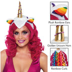 Rainbow Unicorn Headband O/S M
