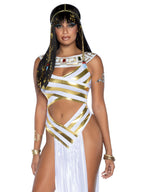 2 Pc Egyptian Goddess, Include - Large / White