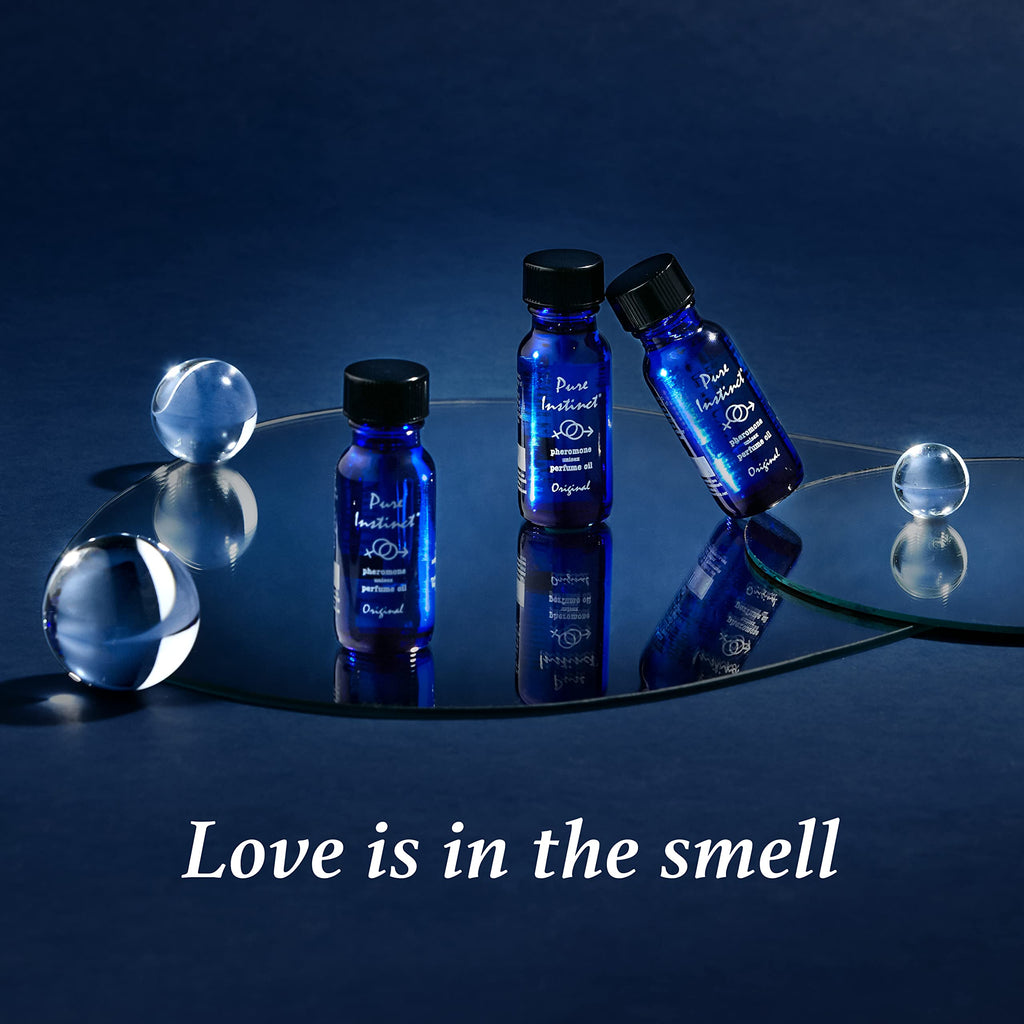 Pure Instinct - The Original Pheromone Infused Essential Oil Perfume Cologne - Unisex For Men And Women - Tsa Ready