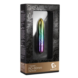Rocks Off Ro-80Mm 7 Speed Rainbow Bullet Vibrator
