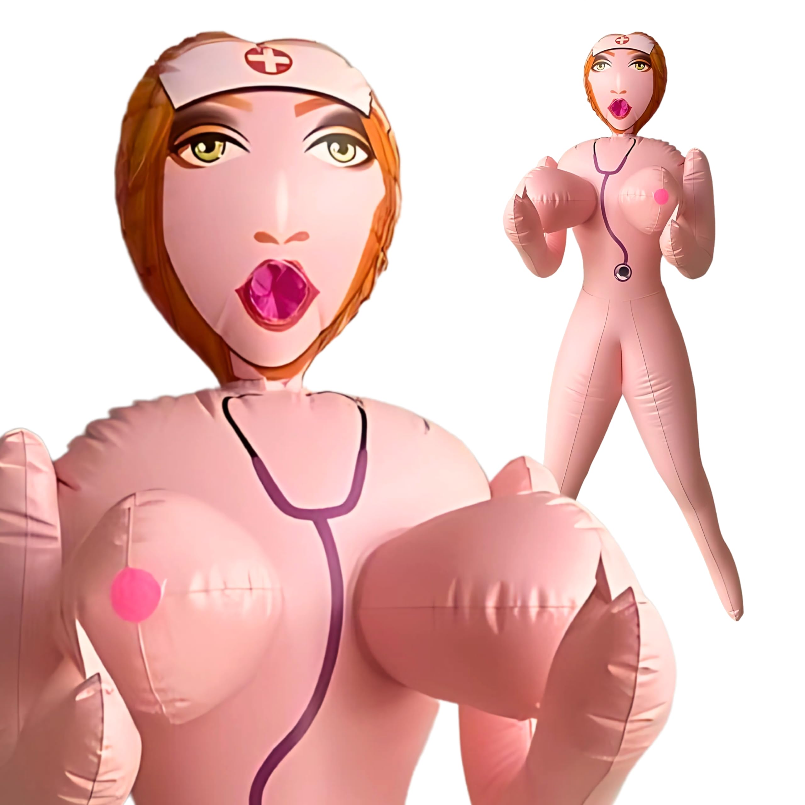Blow Up Sex Doll Life Size - Inflatable Sex Doll for Adults, Pranks, Birthday, Gag Gift, Holidays, Bachelor, Festival | 60  - Pe
