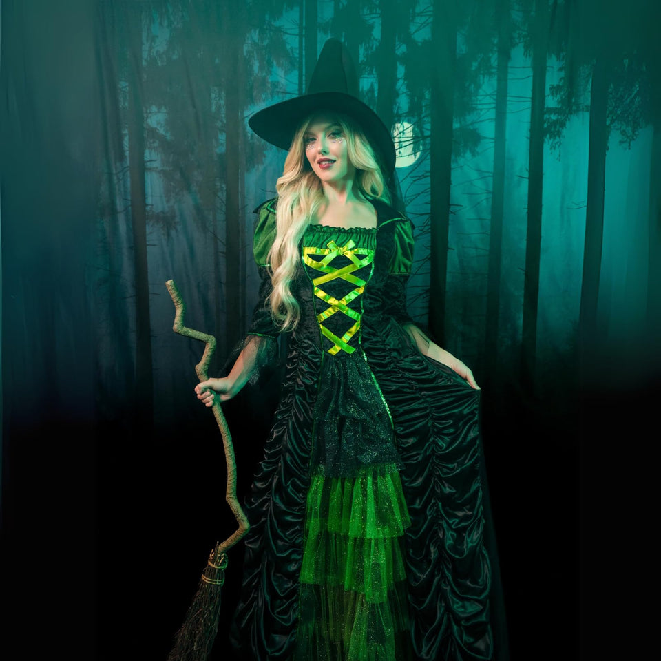 2Pc.Storybook Witch,Dress With