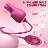 Sex Toys Rabbit Vibrator for Women - BOMBEX Original 3in1 Rabbit Sex Toy,Julie Rabbit Vibrators,Adult Toys Female Sex Toy for Co