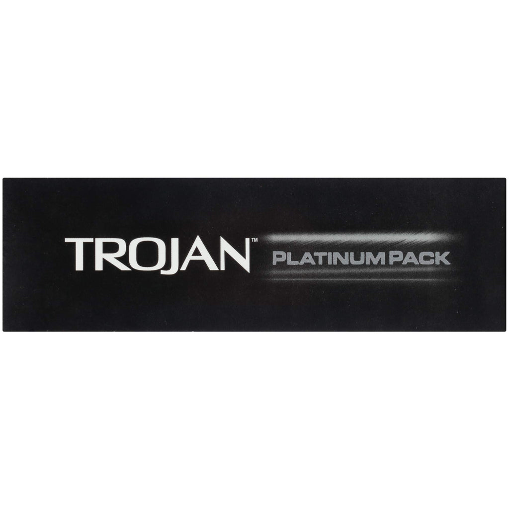 Trojan Platinum Pack Lubricated Condoms, 10Ct