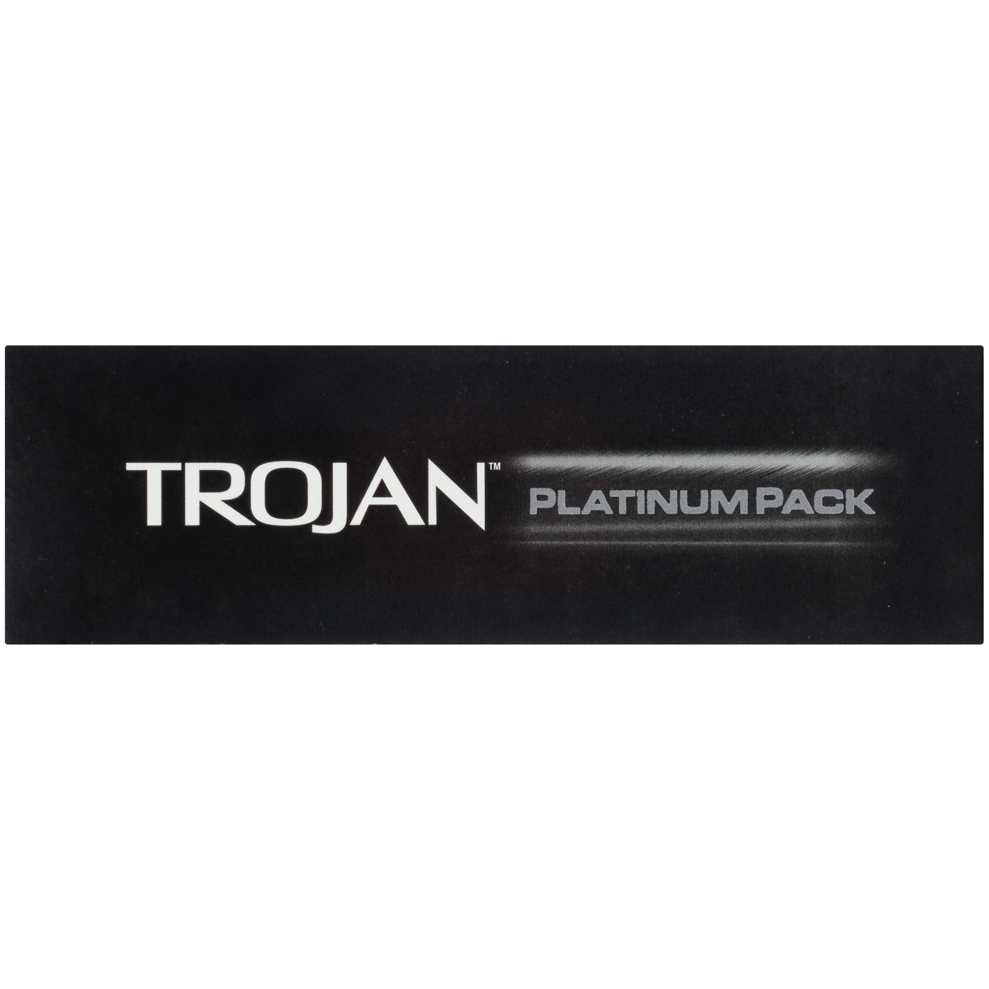 Trojan Platinum Pack Lubricated Condoms, 10Ct