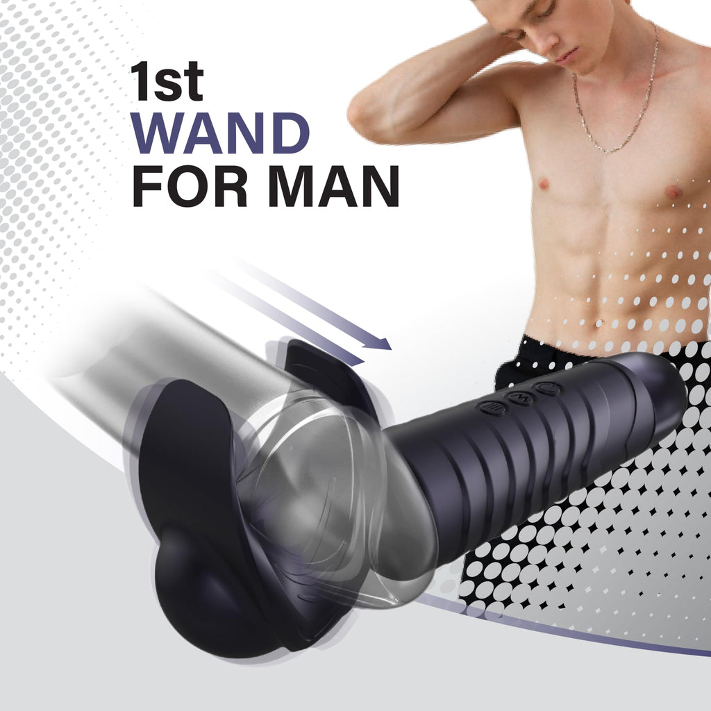 Man Wan Man.Wand Evo 2-In-1 Wand Plum